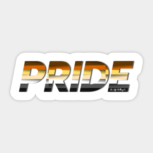 LGBTQ+ PRIDE: Bear Brotherhood Pride Flag Sticker